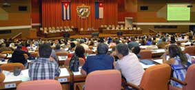 Ordinary Session of the 7th Legislature of the Cuban National Assembly takes place at Havanas	 